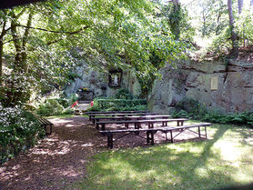 Die Fatima Grotte in Naumburg (Foto: Karl-Franz Thiede)